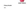 Massey Ferguson Pickup Header 5200 Workshop Service Manual 4283570M3 1