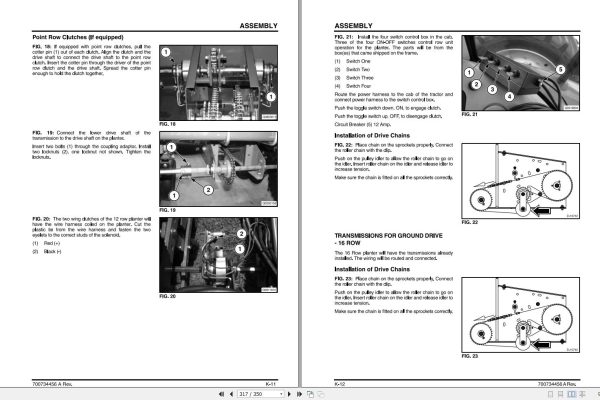 Massey Ferguson Planter 8792 8776 Operator Manual 700734456A 2