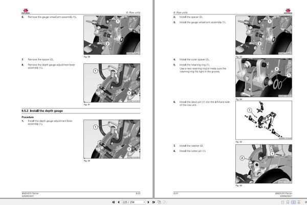 Massey Ferguson Planter 9500VER Workshop Service Manual 4283624M1 2