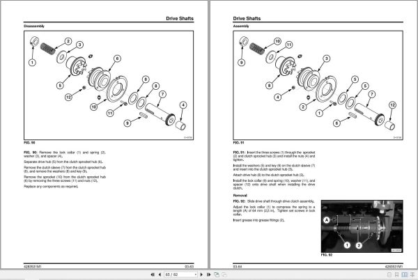 Massey Ferguson Planter 9792 9776 Service Manual 4283531M1 2