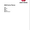 Massey Ferguson Planter 9816 to 9824VE Workshop Service Manual 4283617M1 1