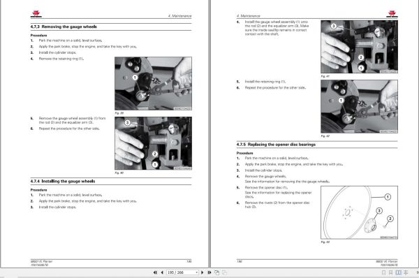 Massey Ferguson Planter 9816VE 9824VE Operator Manual 700745957B 2