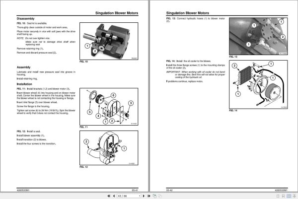 Massey Ferguson Planter 9936 Service Manual 4283533M1 2