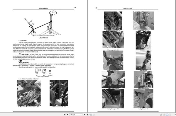 Massey Ferguson Planter Spreader MF104L MF106L Parts Operator Manual 2