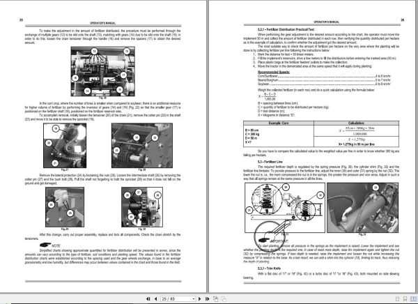 Massey Ferguson Planter Spreader MF400 Series Version L Operator Manual 96980078M 2