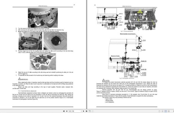 Massey Ferguson Planter Spreader MF510 to ML513 L M Operator Manual 2