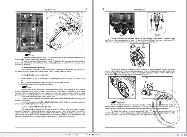 Massey Ferguson Planter Spreader MF700 Series Version H HF V Operator Manual 96980088M 2
