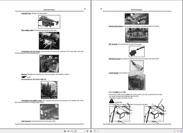 Massey Ferguson Planter Spreader MF700 Series Version M V Operator Manual 96980087M 2