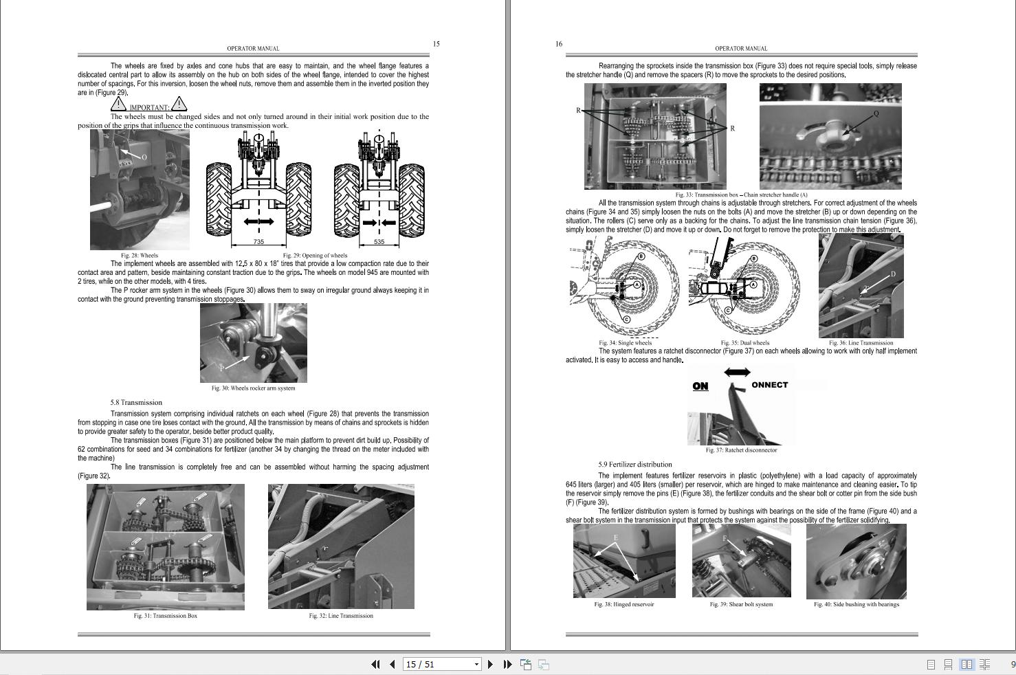 Massey Ferguson Planter Spreader MF700H MF700HF Operator Manual 2