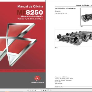 Massey Ferguson Platform MF8250 DynaFlex Workshop Manual PT 1