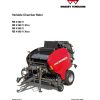 Massey Ferguson RB4160V to RB4180V Xtra Workshop Service Manual 72659047 1