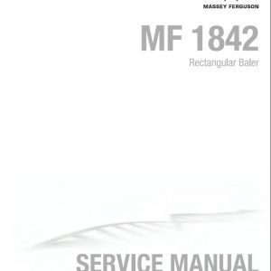 Massey Ferguson Rectangular Baler 1842 Service Manual 4283594M1 1