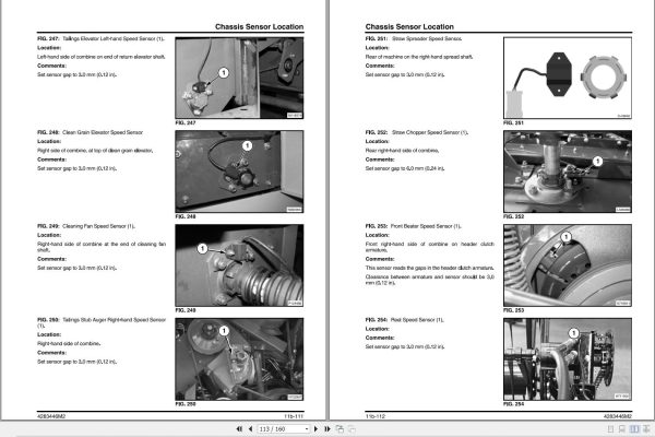 Massey Ferguson Rotary Combine 9520 9530 Service Manual 4283446M2 2