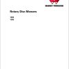 Massey Ferguson Rotary Diss Mower 1393 1395 Workshop Service Manual 4283622M1 1