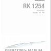 Massey Ferguson Rotary Rake RK1254 TRC PRO Operator Manual FEL1691790101 1