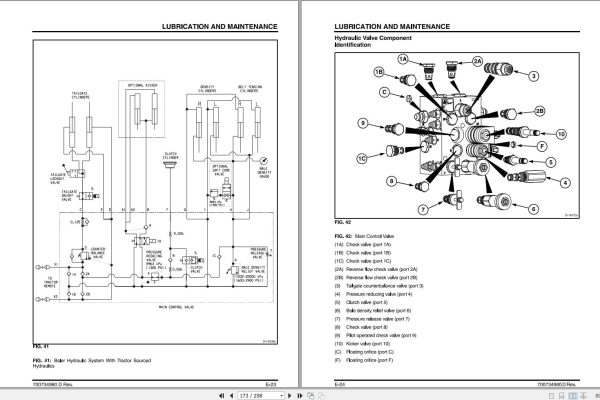Massey Ferguson Round Baler 2846 2846A 2856 2856A Operator Manual 700734980D 2