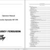 Massey Ferguson Seeder Spreader MF300 Operator Manual 1