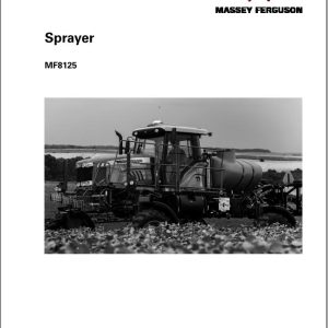 Massey Ferguson Sprayer MF8125 Operator Manual AWC4655980 1