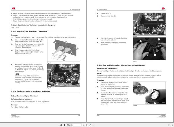 Massey Ferguson Sprayer MF9130 Plus Operator Manual ACW1524200 2