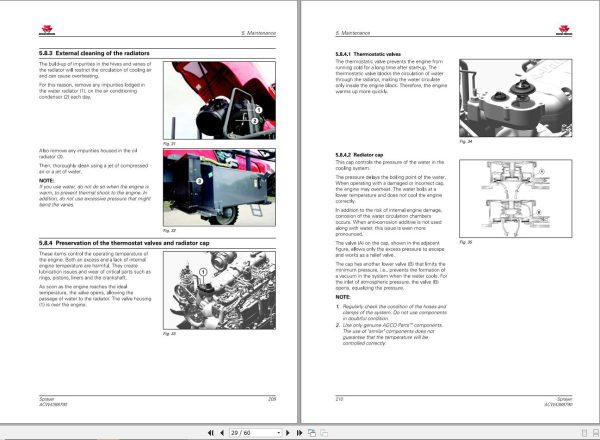 Massey Ferguson Sprayer MF9330 MF9335 Operator Manual AWC4388790 2