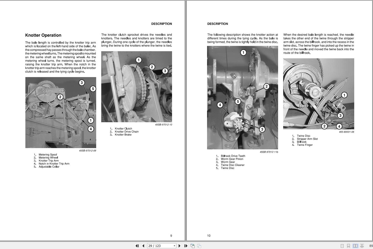 Massey Ferguson Square Baler 135SB 137SB 139SB Operator Manual 2