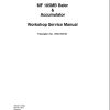 Massey Ferguson Square Baler 185MB Workshop Service Manual 1856995M1 1