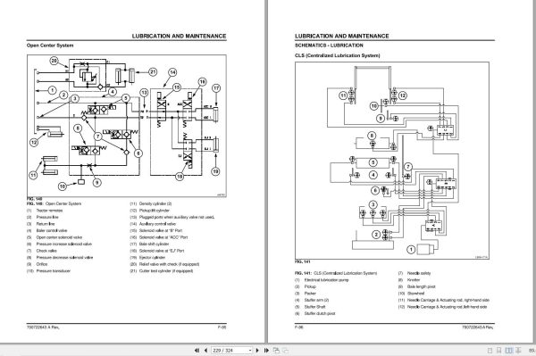 Massey Ferguson Square Baler 186 Operator Manual 700722643A 2