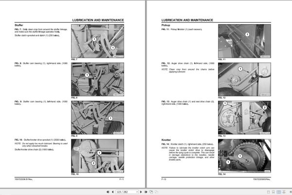 Massey Ferguson Square Baler 190 Operator Manual 700722208B 2