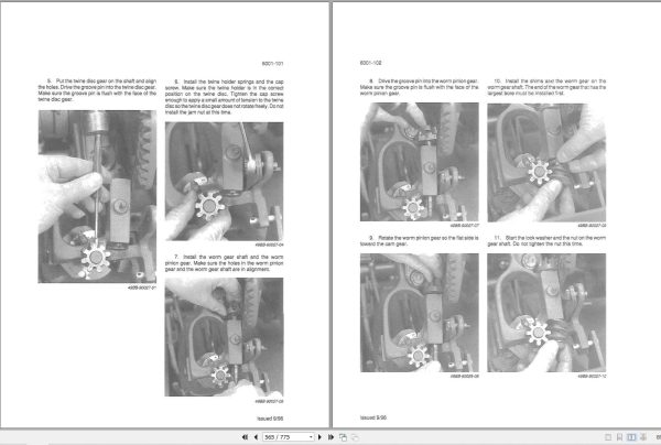 Massey Ferguson Square Baler 190LB Workshop Service Manual 1856996M1 2