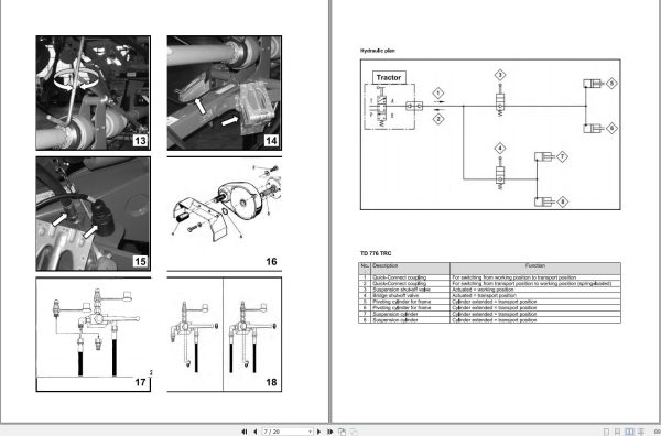 Massey Ferguson Tedder TD776TRC Operator Manual FEL1276980101 2