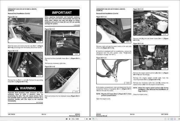 Massey Ferguson Telescopic Handler 9205 Workshop Manual 1857768M1 2