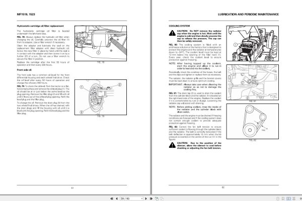 Massey Ferguson Tractor 1519 1523 Operator Manual 1857611M1 2