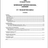 Massey Ferguson Tractor 1523 Workshop Service Manual 4283068M1 1