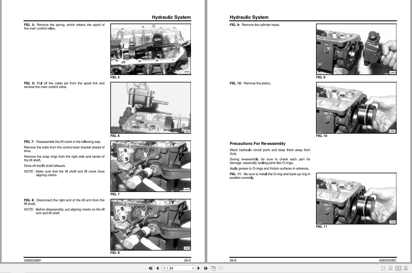 Massey Ferguson Tractor 1528 1531 Workshop Service Manual 4283034M1 2