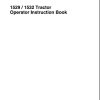 Massey Ferguson Tractor 1529 1532 Operator Manual 1857695M1 1