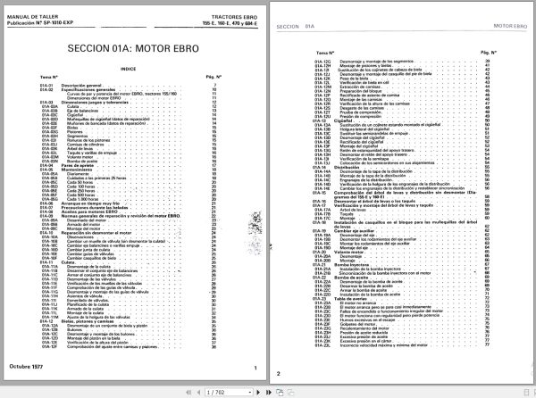 Massey Ferguson Tractor 155 E 160 E 470 684 E Workshop Manual 1