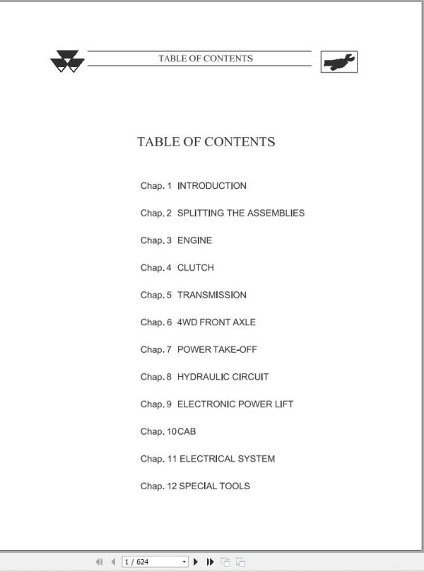 Massey Ferguson Tractor 2210 2225 2235 Workshop Service Manual 1