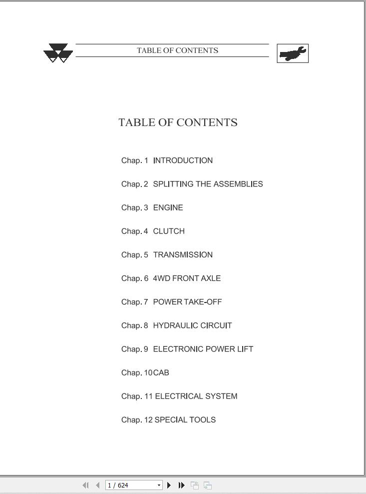 Massey Ferguson Tractor 2210 2225 2235 Workshop Service Manual 1
