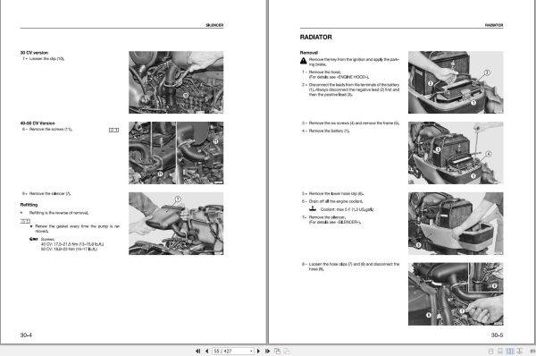 Massey Ferguson Tractor 2400 Series Workshop Service Manual 1857495M1 2