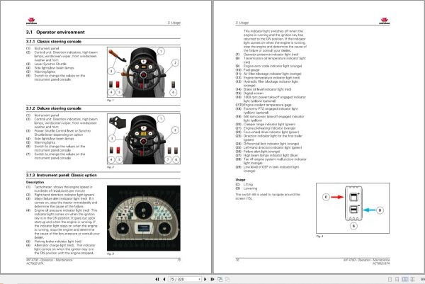 Massey Ferguson Tractor 4607 4608 4609 4610 Operator Manual ACT002197A 2