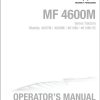 Massey Ferguson Tractor 4607M 4609M 4610M 4610MHC Operator Manual 4283579M3 1