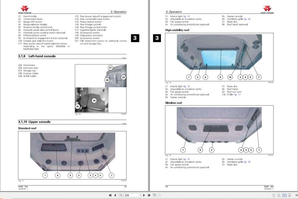 Massey Ferguson Tractor 5450 Dyna4 Operator Manual 4373021M1 2
