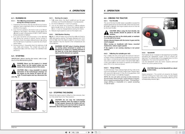Massey Ferguson Tractor 5460SA 5470SA 5475SA Operator Manual 2