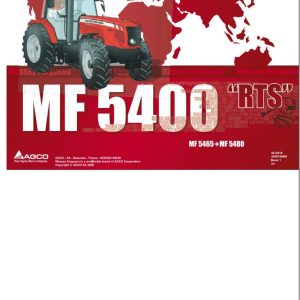 Massey Ferguson Tractor 5465 5470 5475 5480 Repair Time Schedule 4346740M4 1