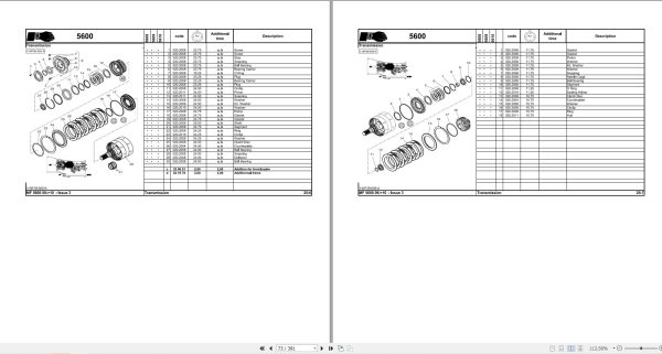 Massey Ferguson Tractor 5608 5609 5610 Dyna 4 Repair Time Schedule 7060274 2