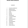 Massey Ferguson Tractor 6100 Series Repair Time Schedule 1