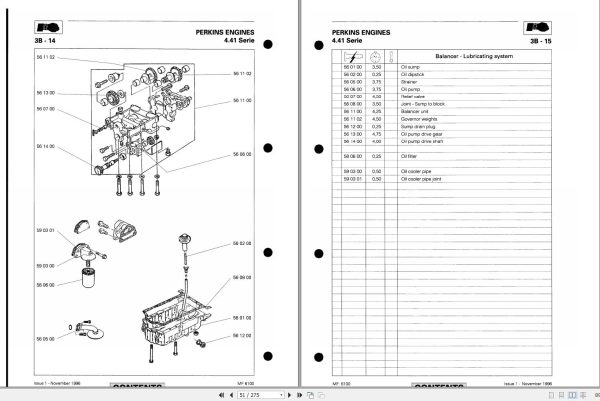 Massey Ferguson Tractor 6100 Series Repair Time Schedule 2