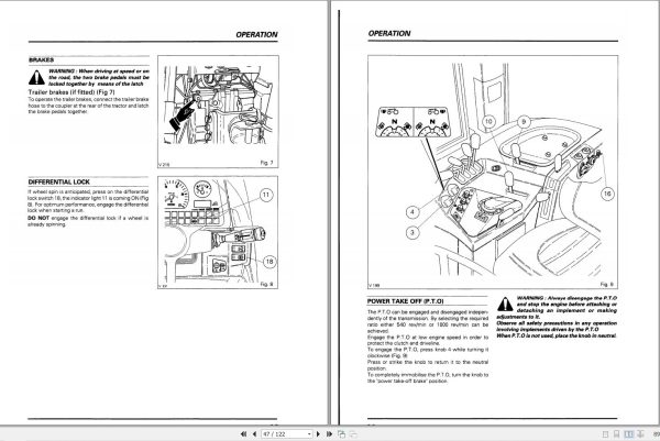 Massey Ferguson Tractor 6110 to 6190 Operator Manual 3378015M7 2