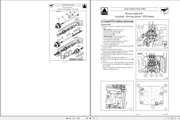Massey Ferguson Tractor 6200 Series Workshop Service Manual 2
