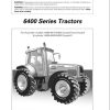 Massey Ferguson Tractor 6400 Series Operator Manual 3378504M4 1